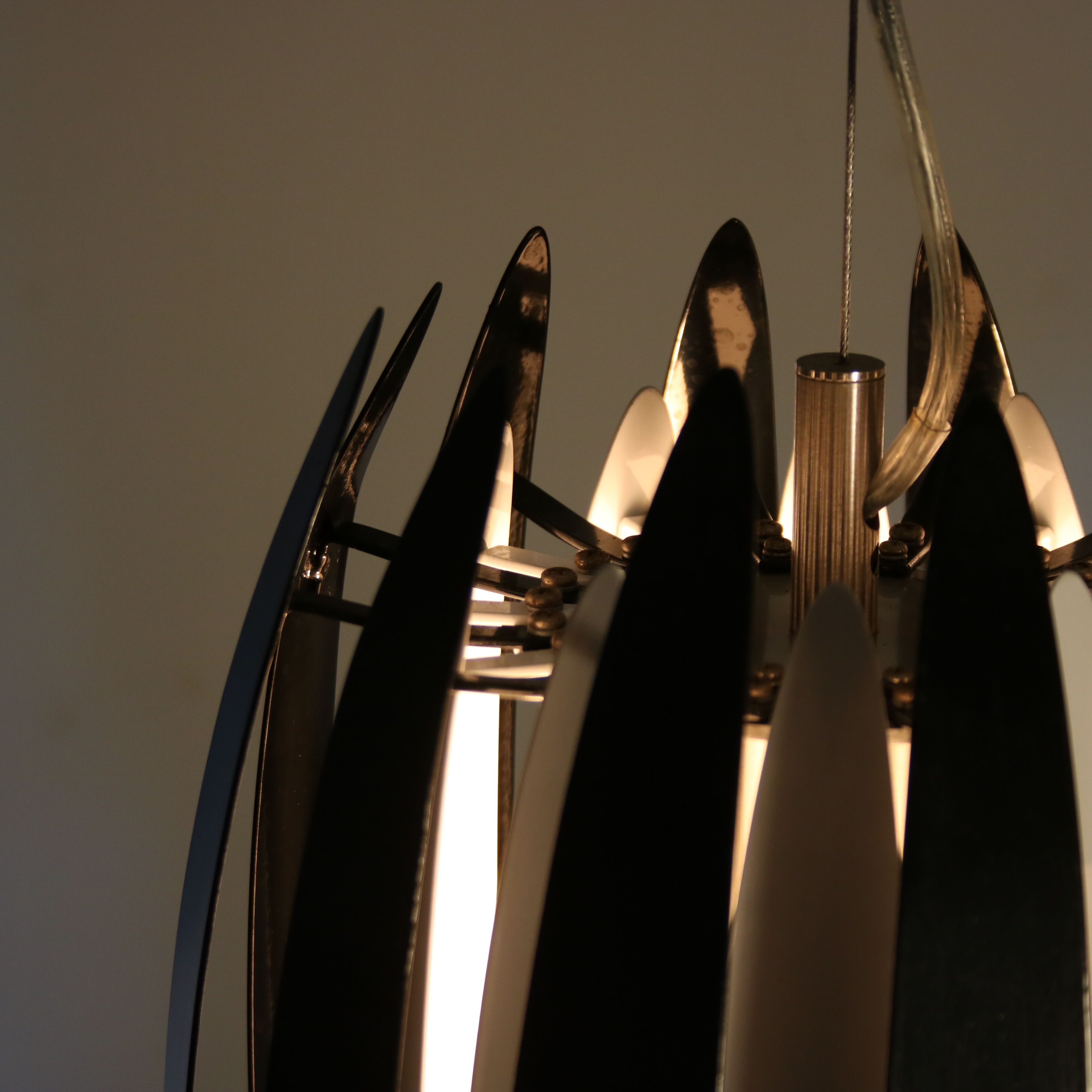 1980s “Jaws” Hanging lamp by Frandsen, Denmark