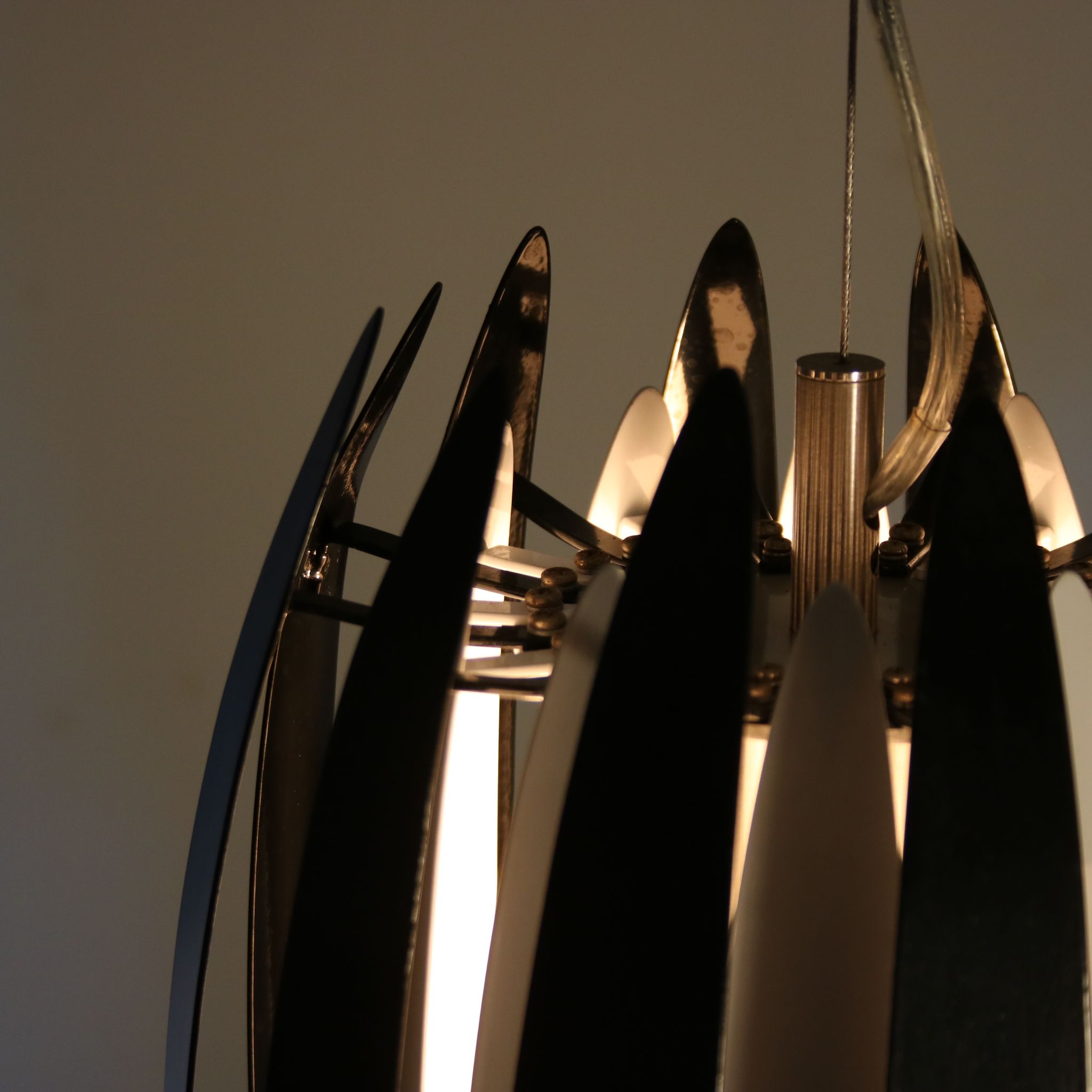 1980s “Jaws” Hanging lamp by Frandsen, Denmark