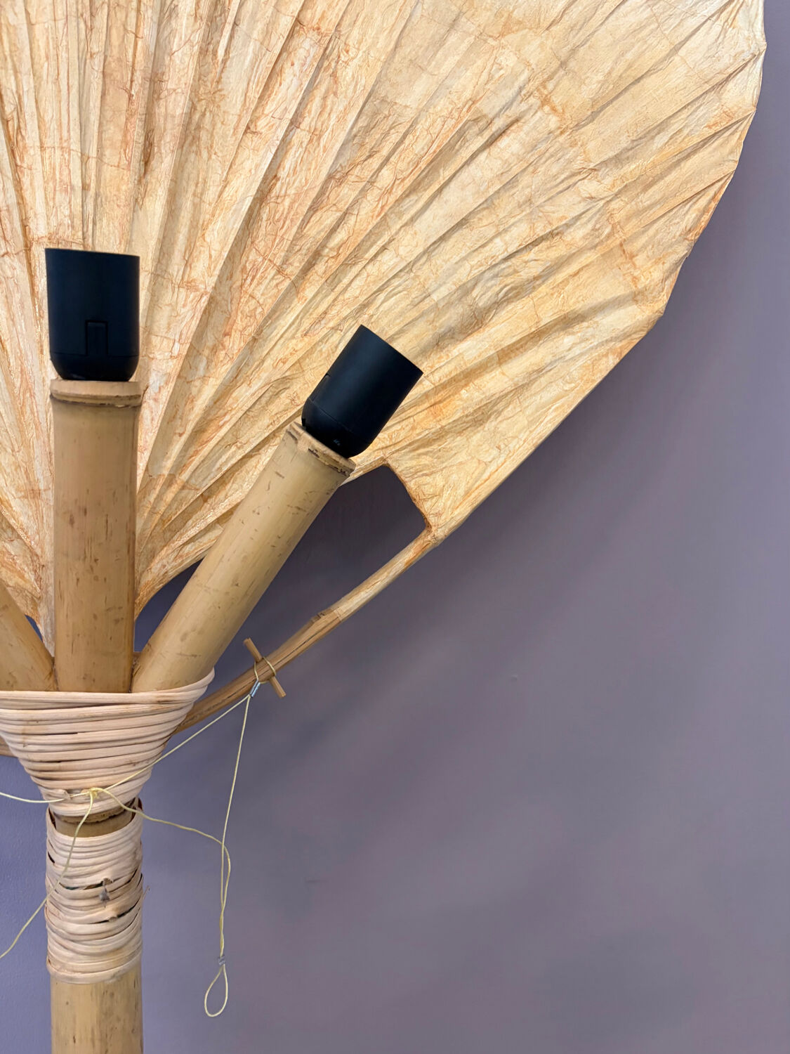 Uchiwa floor lamp large by Ingo Maurer for Design M.