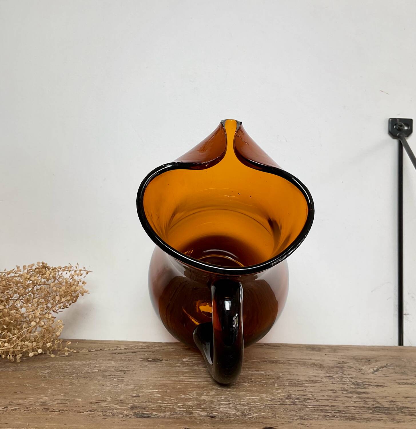 Pichet verre vintage