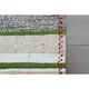 1970s Vintage Turkish Hand-Knotted Gray White Kilim Runner Rug 118x267