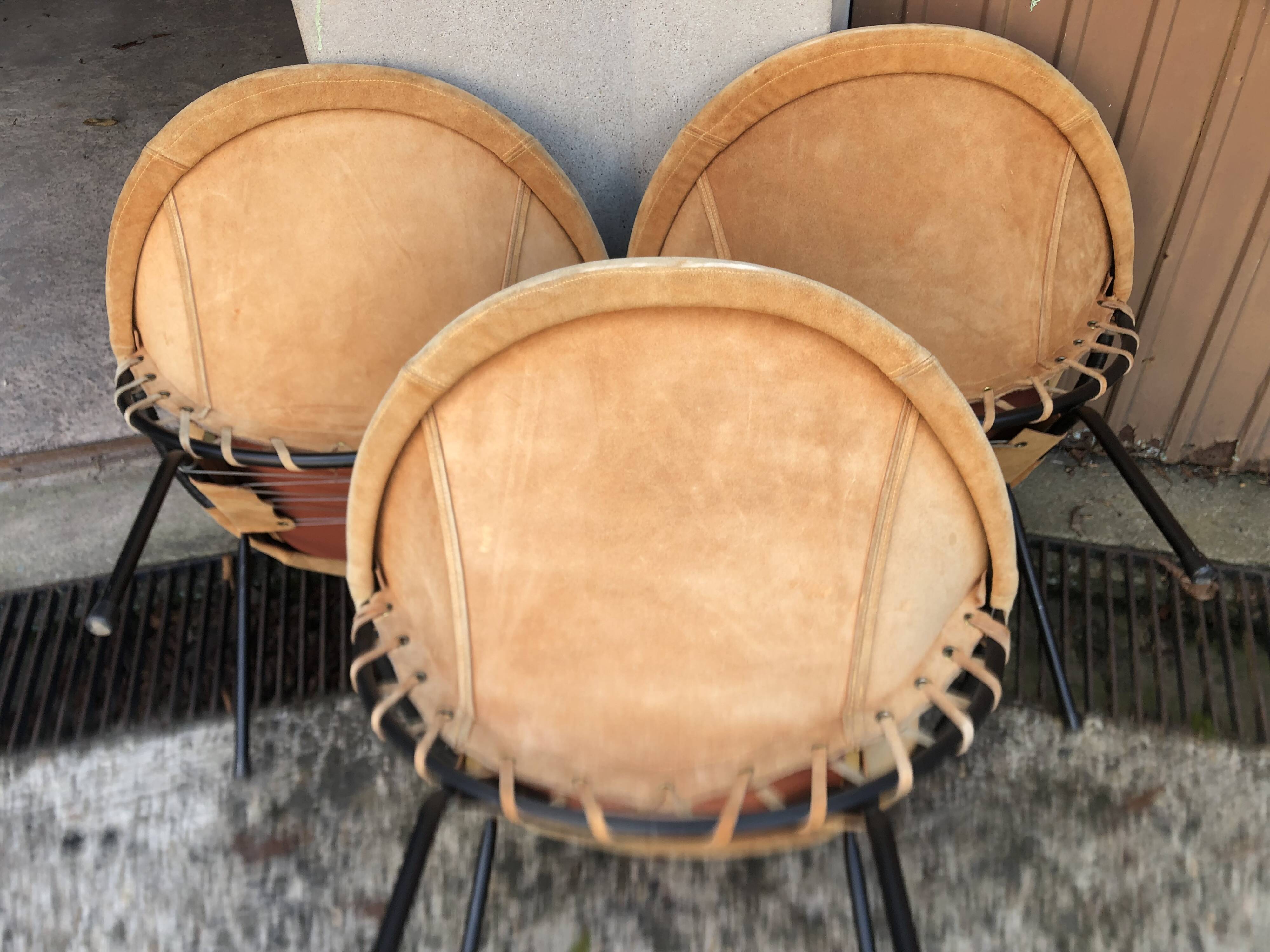 Lusch “Balloon” armchairs by Lusch Erzeugnis Design 1960s