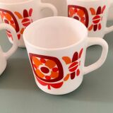 Set of 4 MOBIL mugs