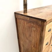 Craftsman's cabinet with 24 drawers in solid pine, 1950s.