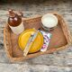 Rattan serving tray