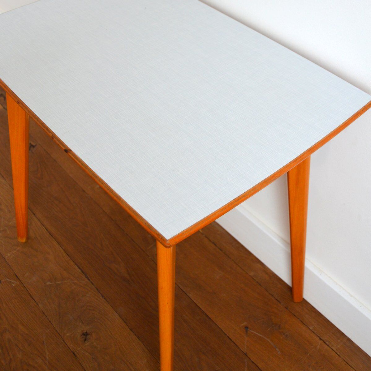 Wood and vintage formica desk 1960s