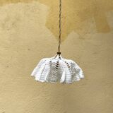 Baladeuse tissu, verre, laiton, câble 3m