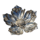 Silver metal flower ashtray