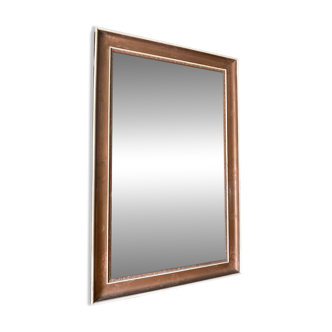 Grand miroir en bois et glace mercure