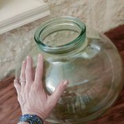 Grand vase, bonbonne en verre