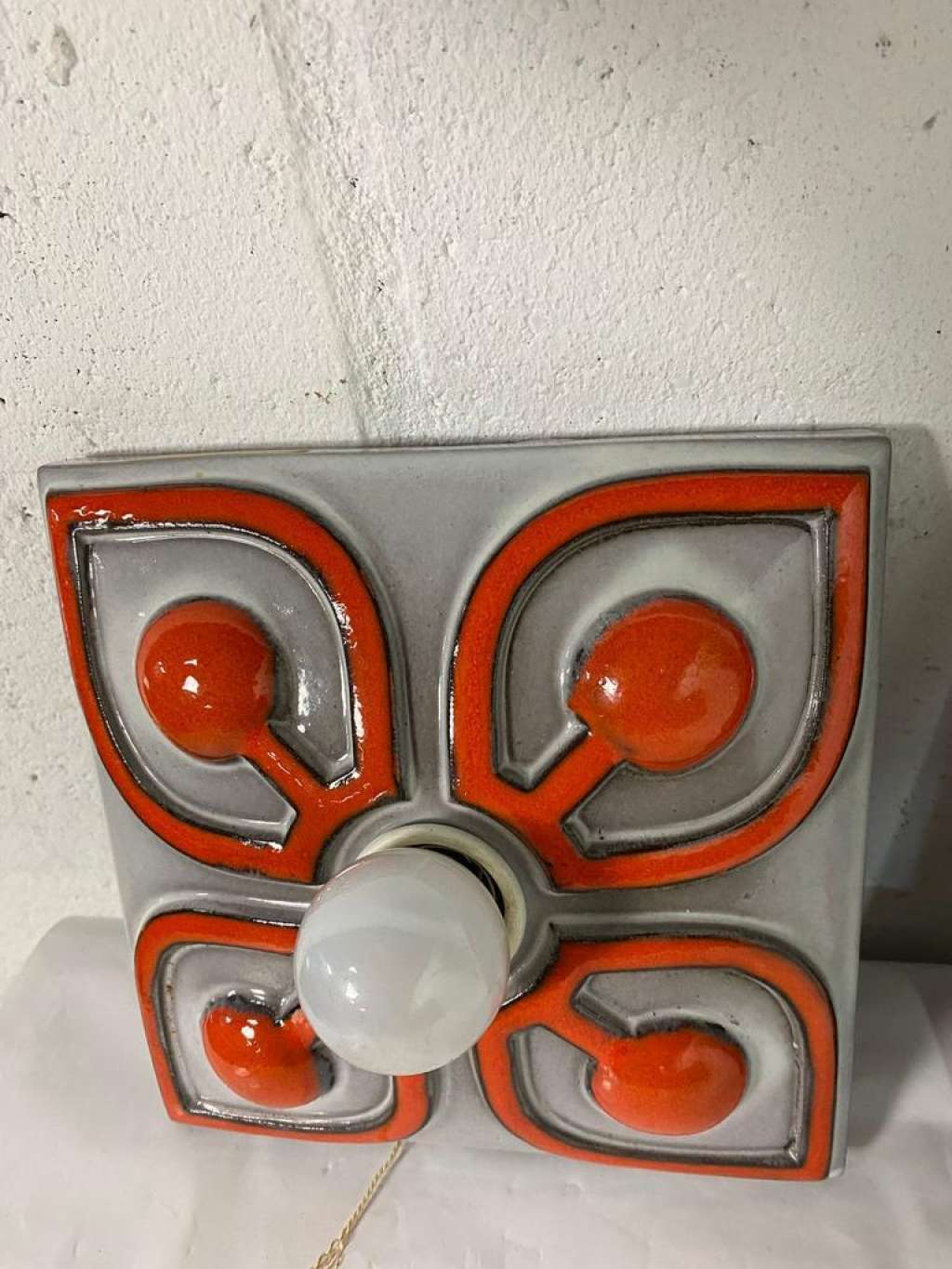 Vintage lava wall lamps