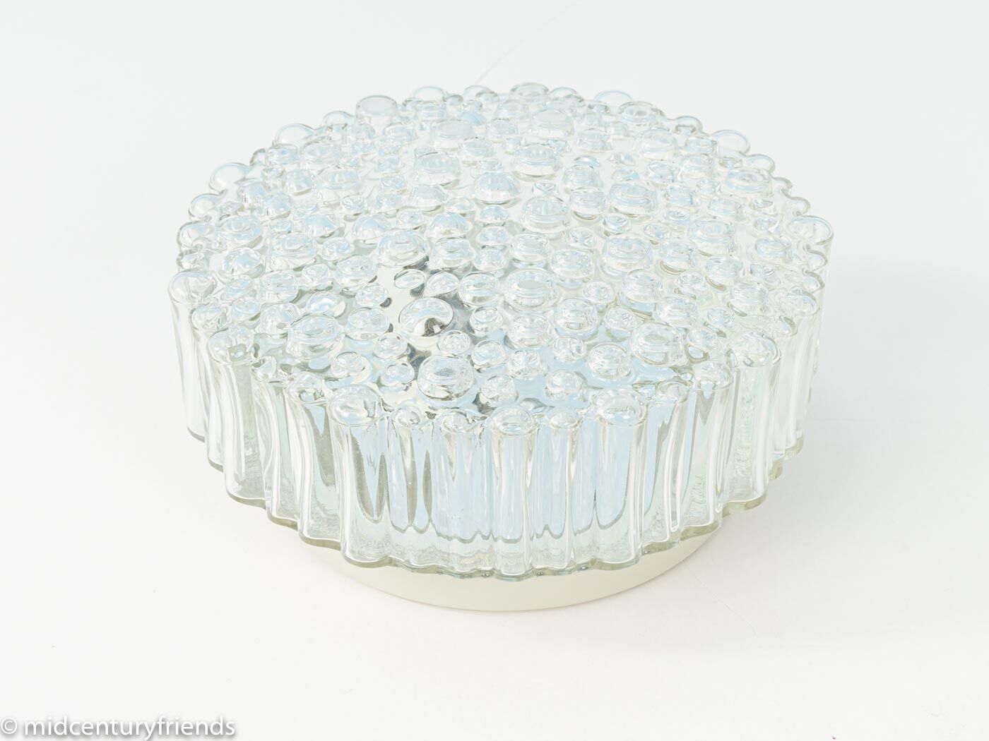 1960s bubble glass wall and ceiling lamp