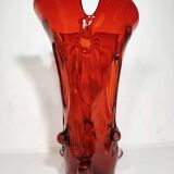 Jarrón de cristal de Murano. Italia, 1970s.