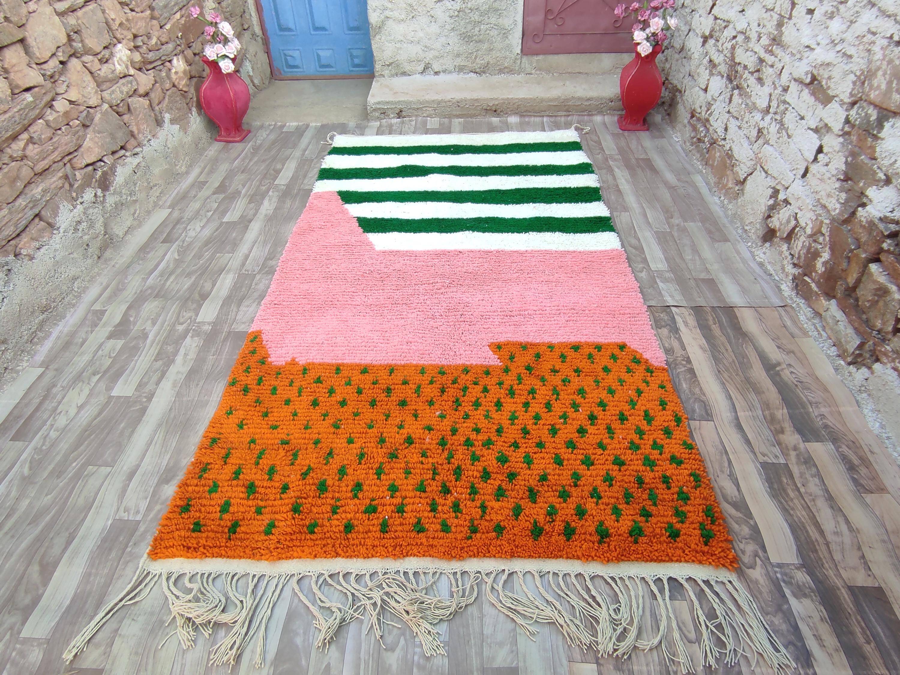 Authentic handmade Moroccan rug 3 x 2 m