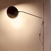 Vintage Floor Lamp, Chromed and Metal Structure, Italy 1960s