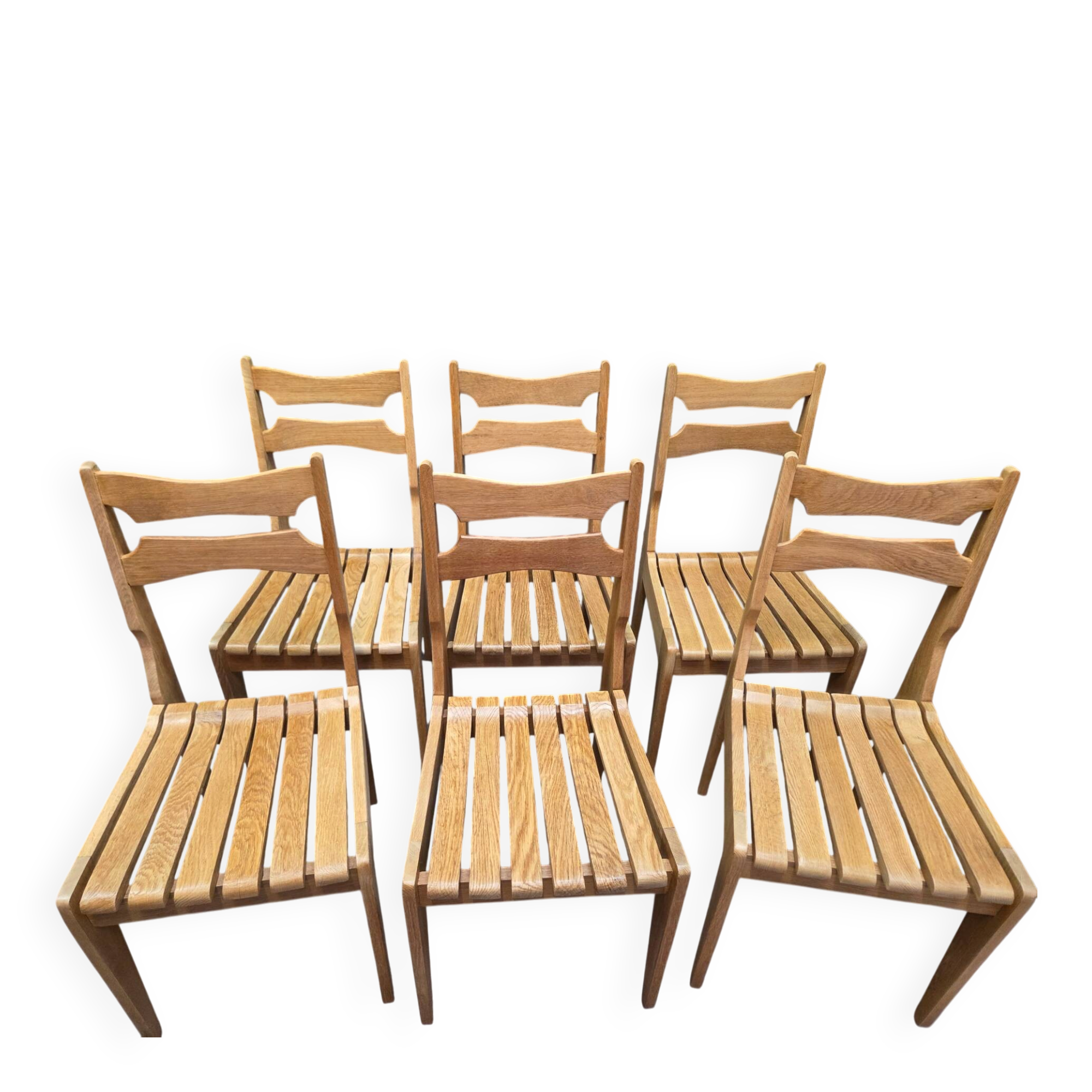 6 chaises Guillerme et Chambron