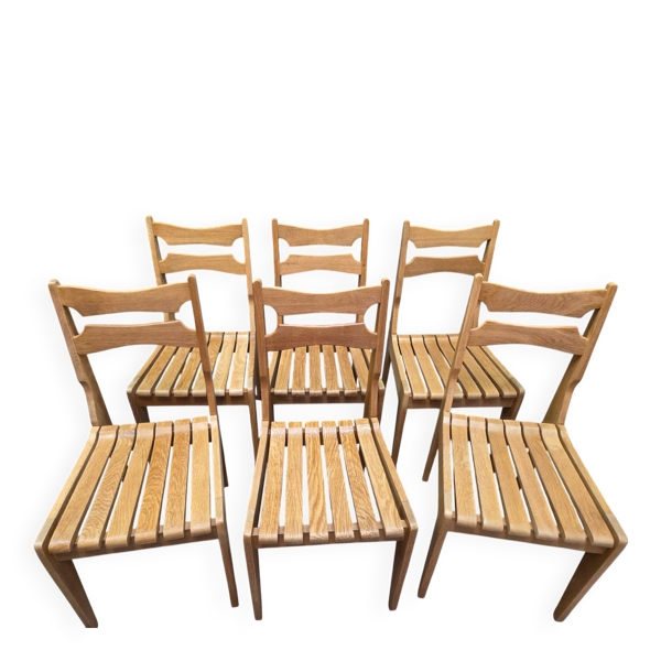 6 chaises Guillerme et Chambron