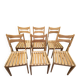 6 chaises Guillerme et Chambron