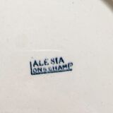 6 flat plates Terre de Fer mismatched