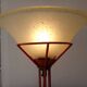 Design lamp italy 180cm red tubular Red floor Lamp designer light italy 1970