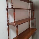 Mahogany wall shelf