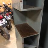 Old metal cabinet 4 shelves and hospital cloakroom