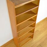 Vintage Light Oak Shelf 1960