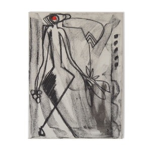 Peinture abstrait sur toile contemporaine