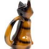 Pitcher slurry cat in faience