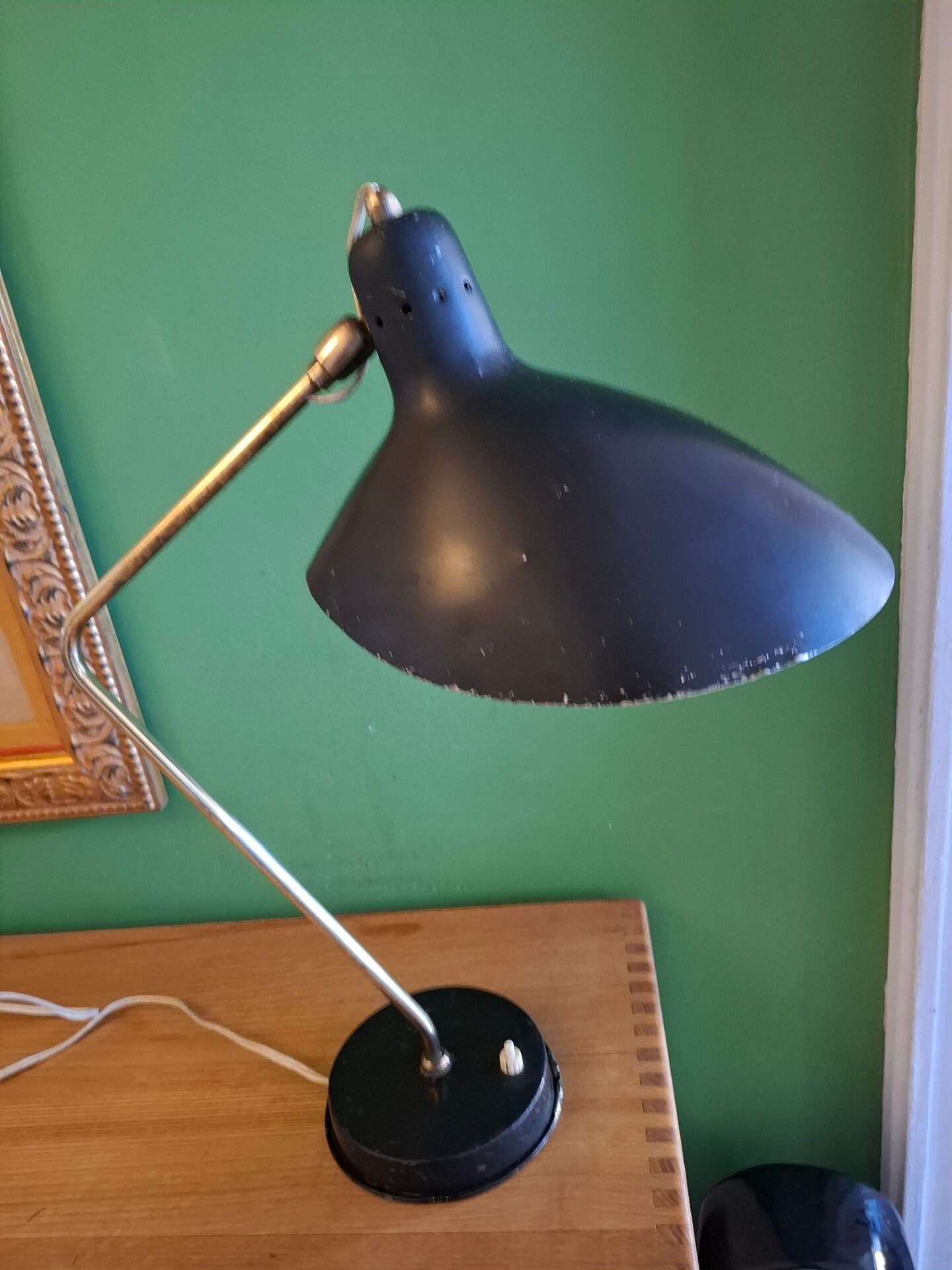 1950s lamp by Jean Boris Lacroix