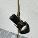 Adjustable vintage mid-century floor lamp – brass