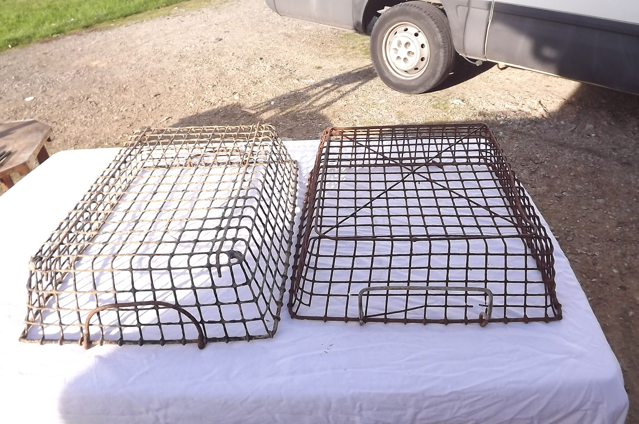 Keepnets Oyster steel pair