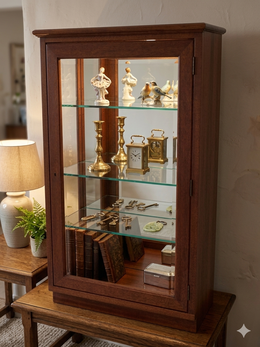 Mahogany display cabinet 20th century