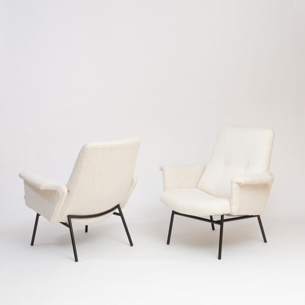 paire De Fauteuils Sk660 De Pierre Guariche Pour steiner - 1953, France