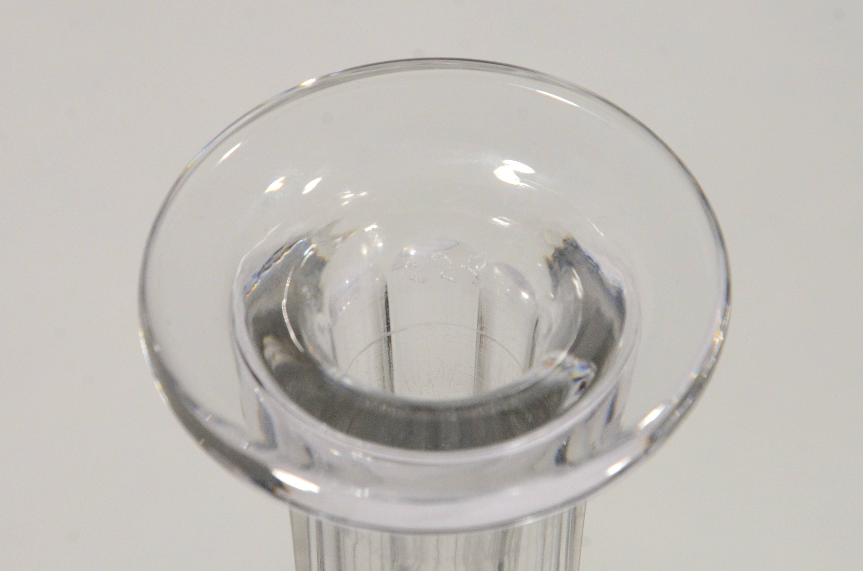 Cut crystal carafe from Saint-Louis, Chantilly model, no. 228, France.