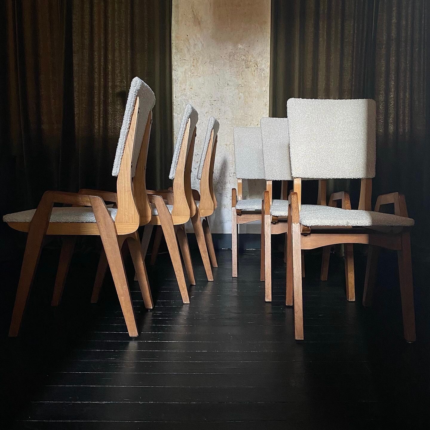 Set of 6 Maurice Pré chairs
