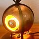 Paire de lampes art déco en dinanderie