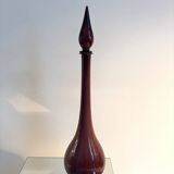 Empoli bottle in aubergine opaline