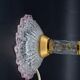 Pink Murano glass vintage table lamp, 1980s