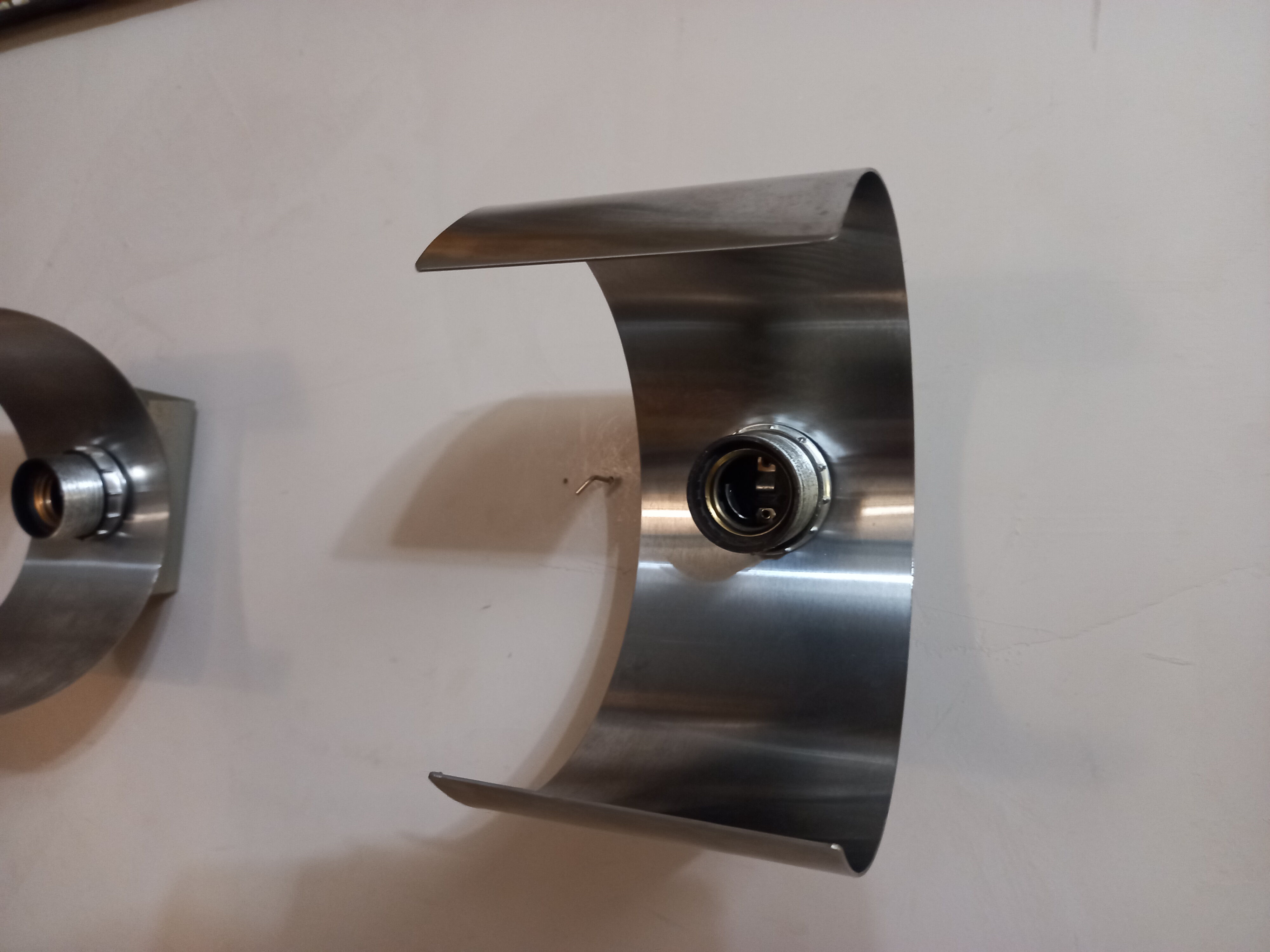 Pair of wall lamps space age 70s