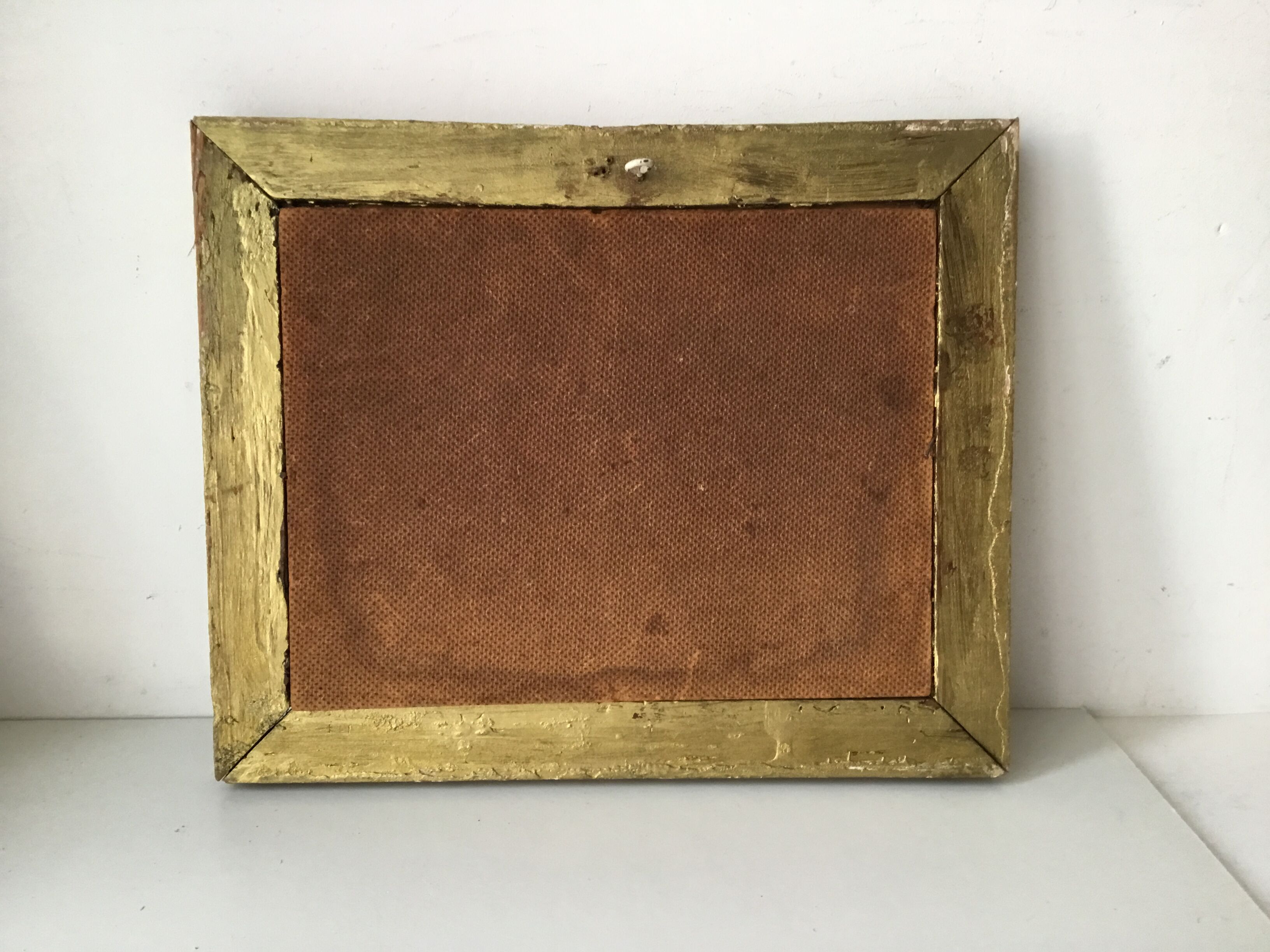 Small landscape painting of countryside