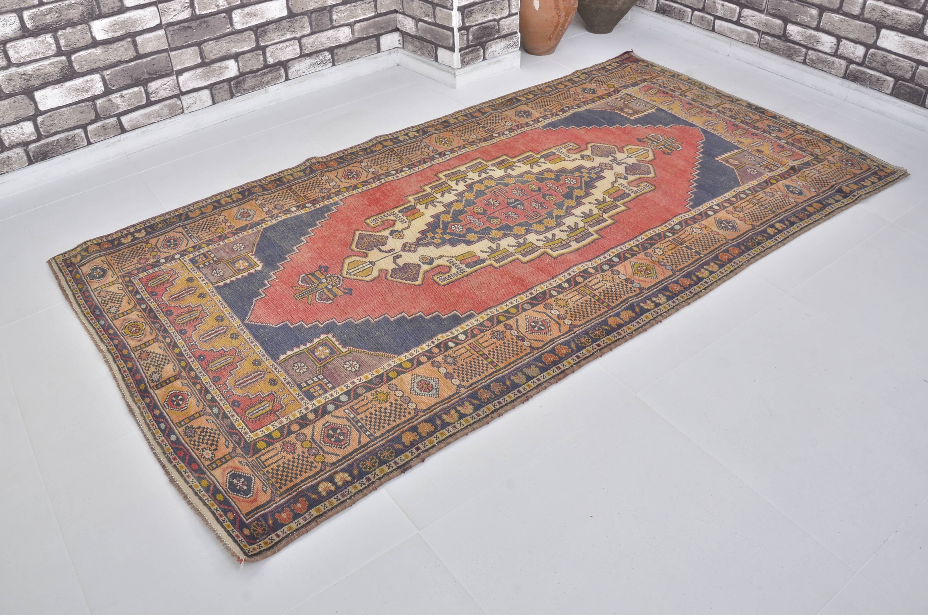Turkish Vintage Oushak Rug sku a7