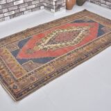 Turkish Vintage Oushak Rug sku a7