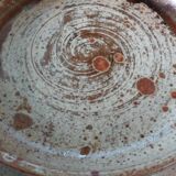 Assiettes creuses en grès de Puisaye par Jean-Pierre Prud'homme