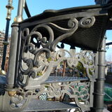 Cast iron spiral staircase