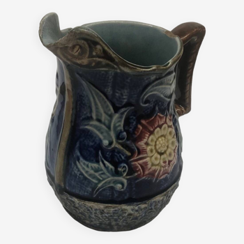 Wasmuël slip pitcher signed AMC 1900