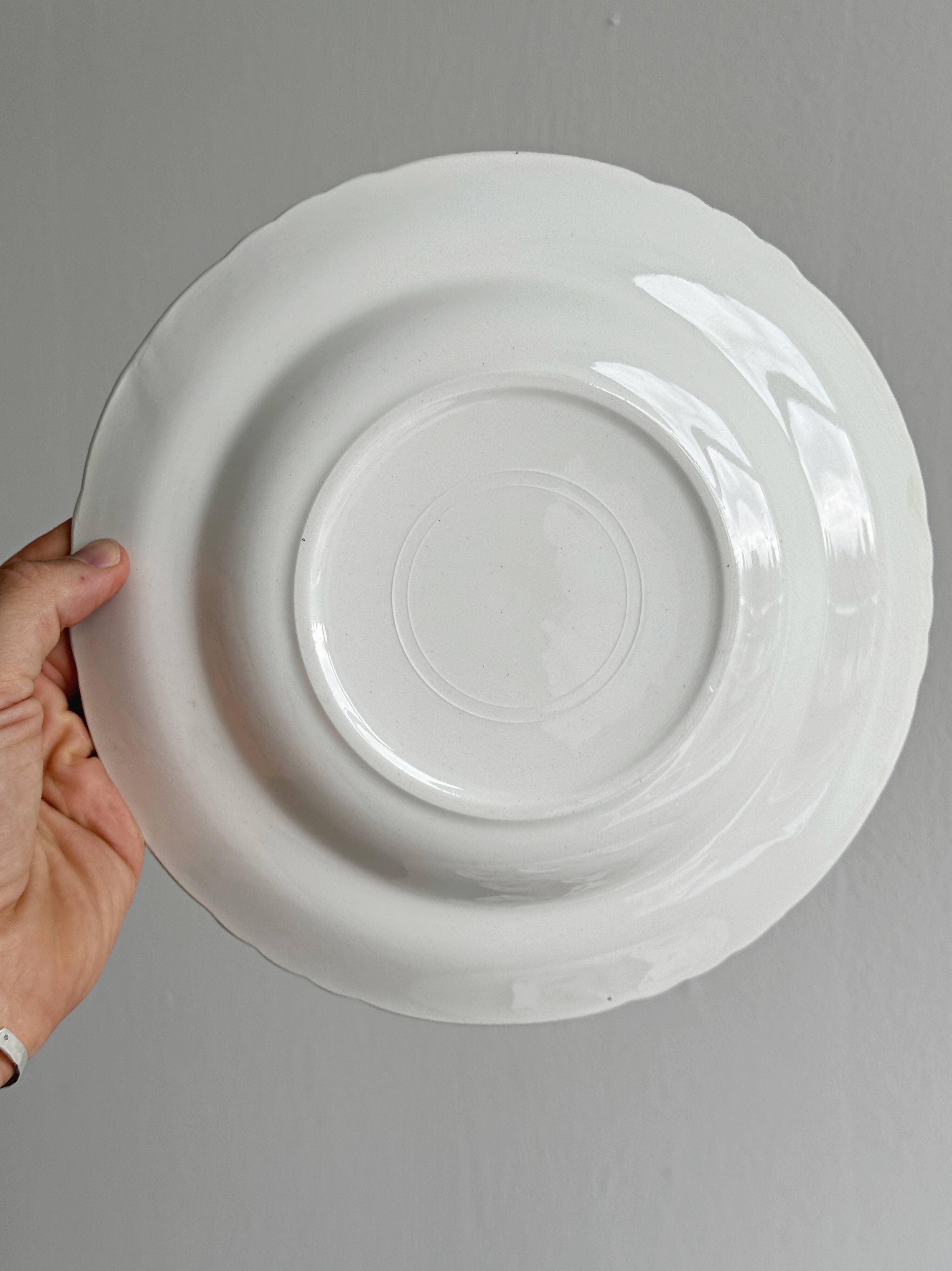 Set of 6 antique French plates