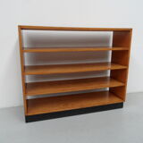 Vintage school open bookcase 1960's