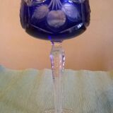 Verre à pied en cristal de Bohème