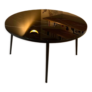 Table basse effet marbre,